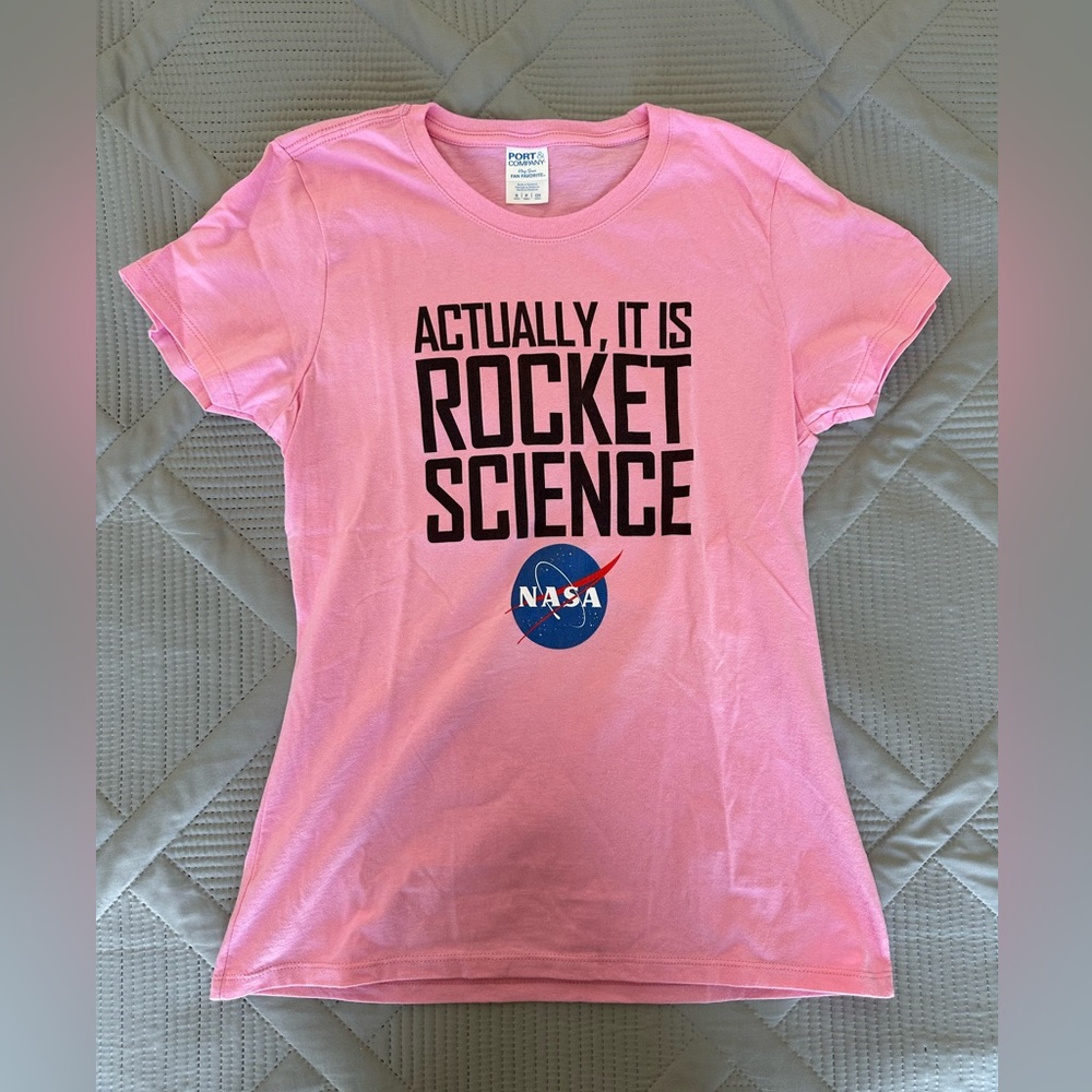 NASA “Actually it is rocket science” shirt - size S